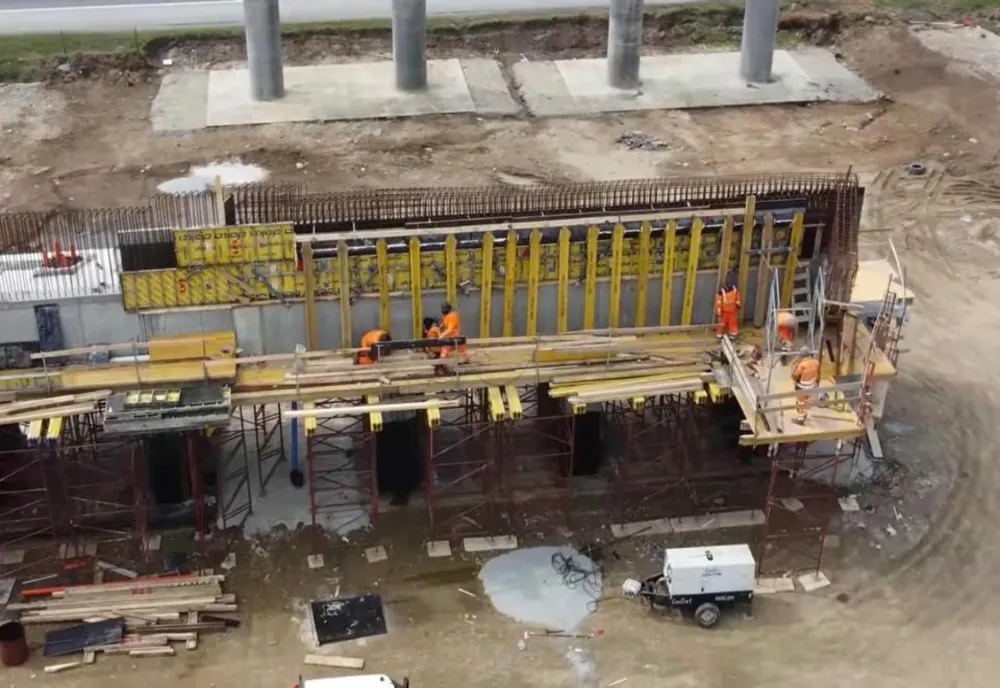 Ilfov. Situaţia la zi pe şantierul Lotului 3 al A0 Autostrada Bucureştiului