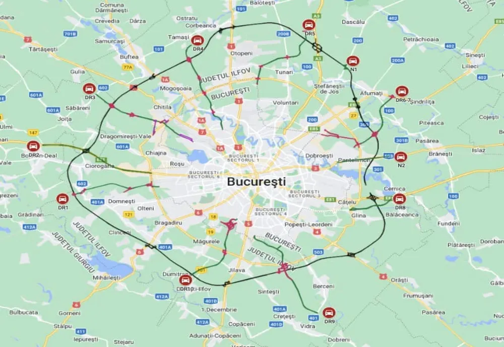 Începe proiectarea pentru primele două drumuri radiale din regiunea Bucureşti-Ilfov