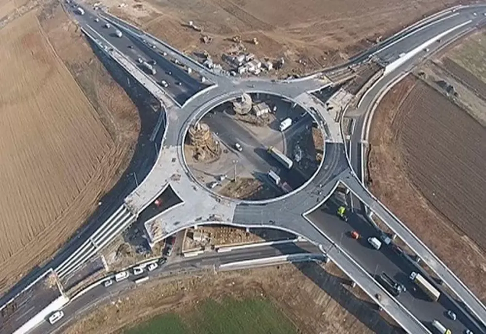 Ilfov. Asfalt pe inelul central al Pasajului Berceni