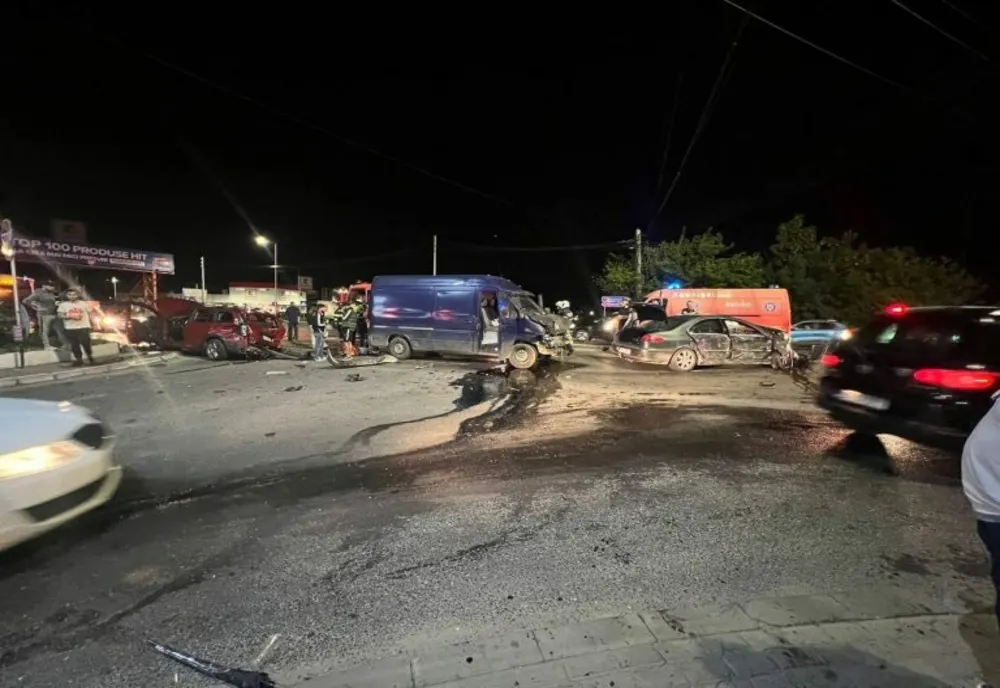 Accident pe DN1 în Balotești, județul Ilfov