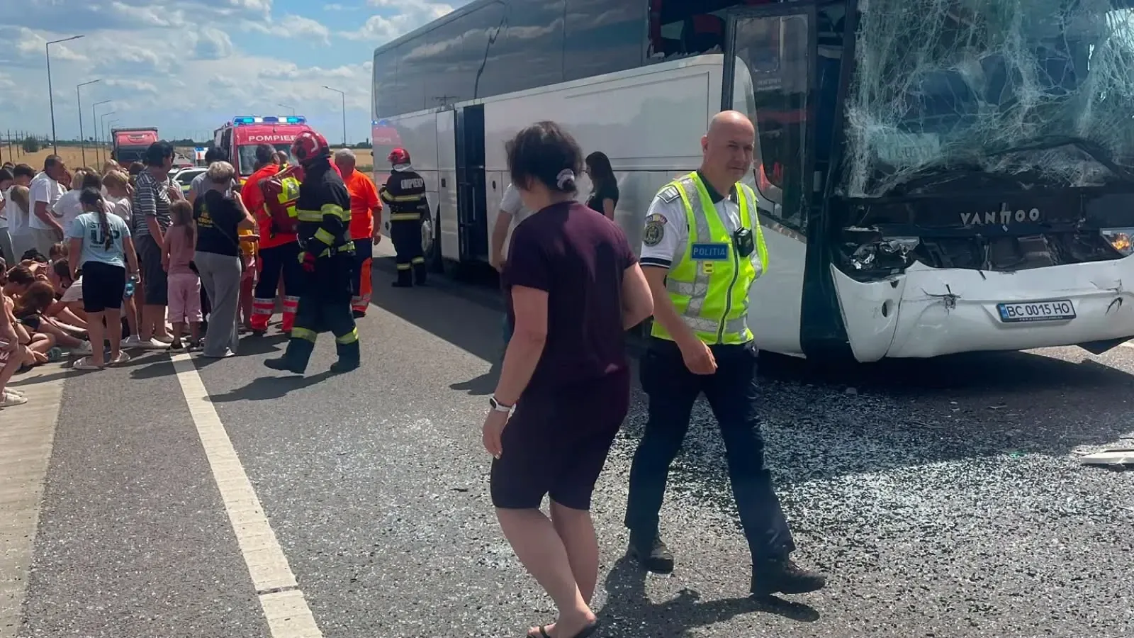 Accident grav în Călărași. Foto: ISU Călărași