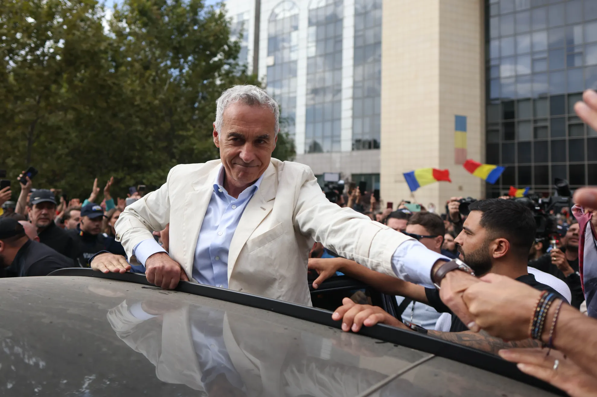 Călin Georgescu, la tribunal / Sursa foto - INQUAM