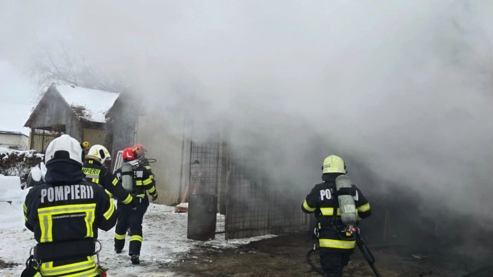 Incendiu in Capitala