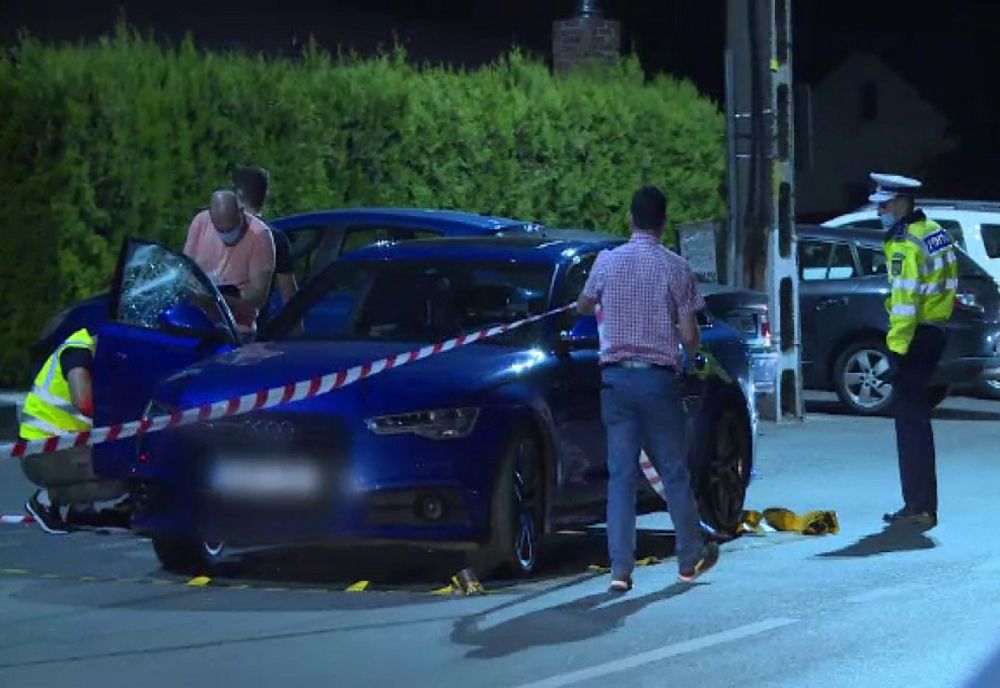 Incident șocant în Chiajna. Bărbați atacați cu pistoale și săbii de membrii unei grupări interlope