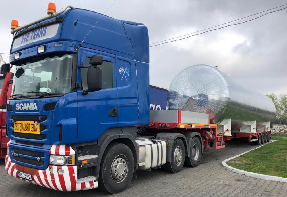 Transport agabaritic pe ruta Negoiești (județul Prahova)- Aeroportul Otopeni (județul Ilfov)