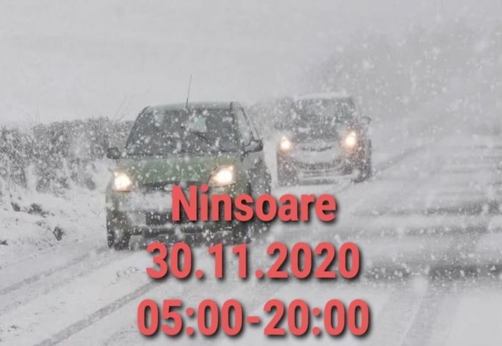 Cod galben de ninsori, în Ilfov