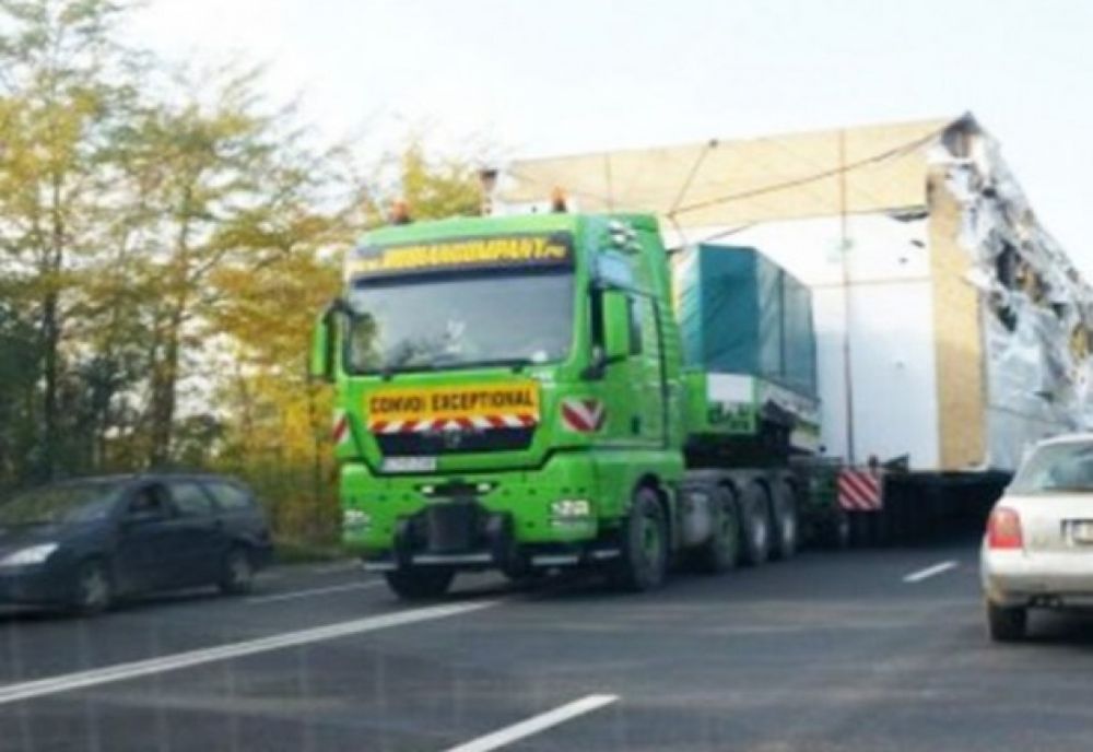 Un transport agabaritic va ajunge la IMGB, în județul Ilfov