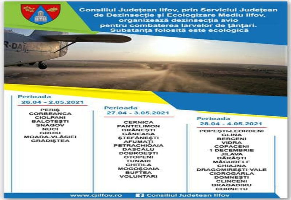 A doua etapă a dezinsecției pentru combaterea larvelor de țânțari, în Ilfov