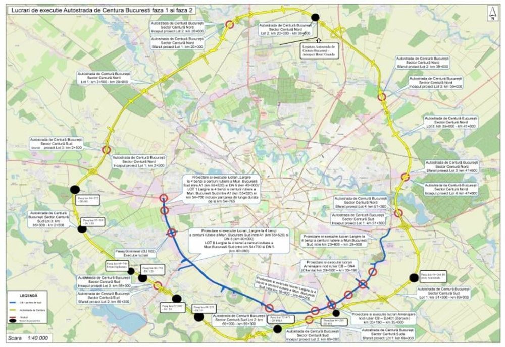 A fost semnat contractul pentru Lotul II al Autostrăzii de Centură București Nord