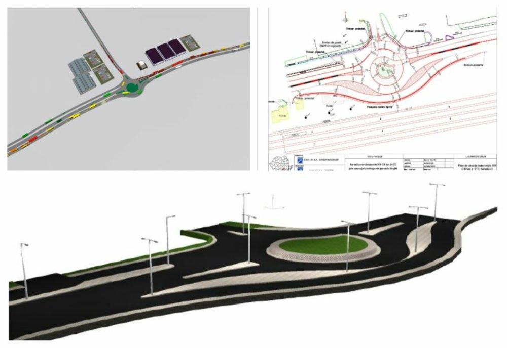 Astăzi încep lucrările de construcție a unui sens giratoriu în Otopeni
