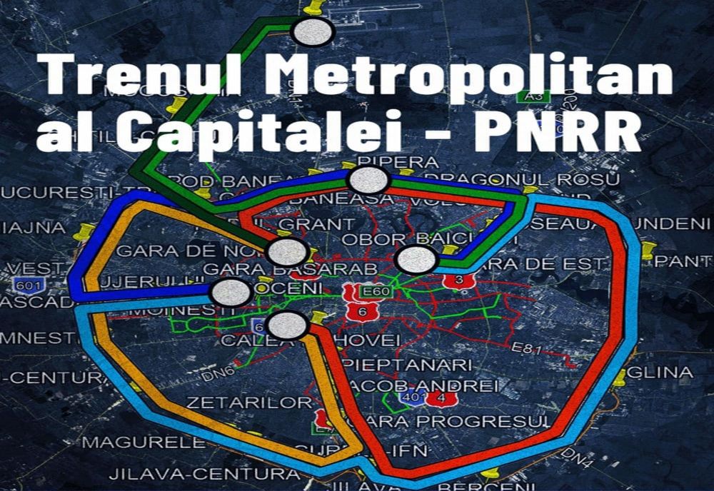 Trenul Metropolitan Bucureşti - Ilfov, proiectul Asociaţiei de Dezvoltare Intercomunitară pentru Transport Public Bucureşti - Ilfov