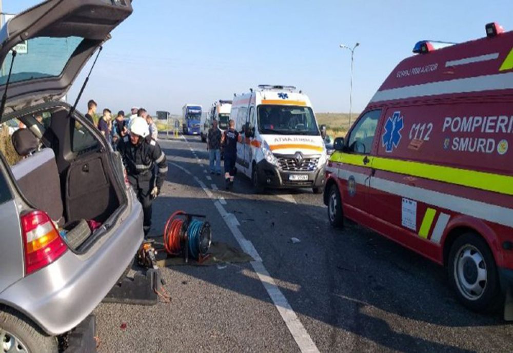 Accident rutier pe Centura Capitalei, în zona orașului Popești-Leordeni. Șapte autoturisme au fost implicate