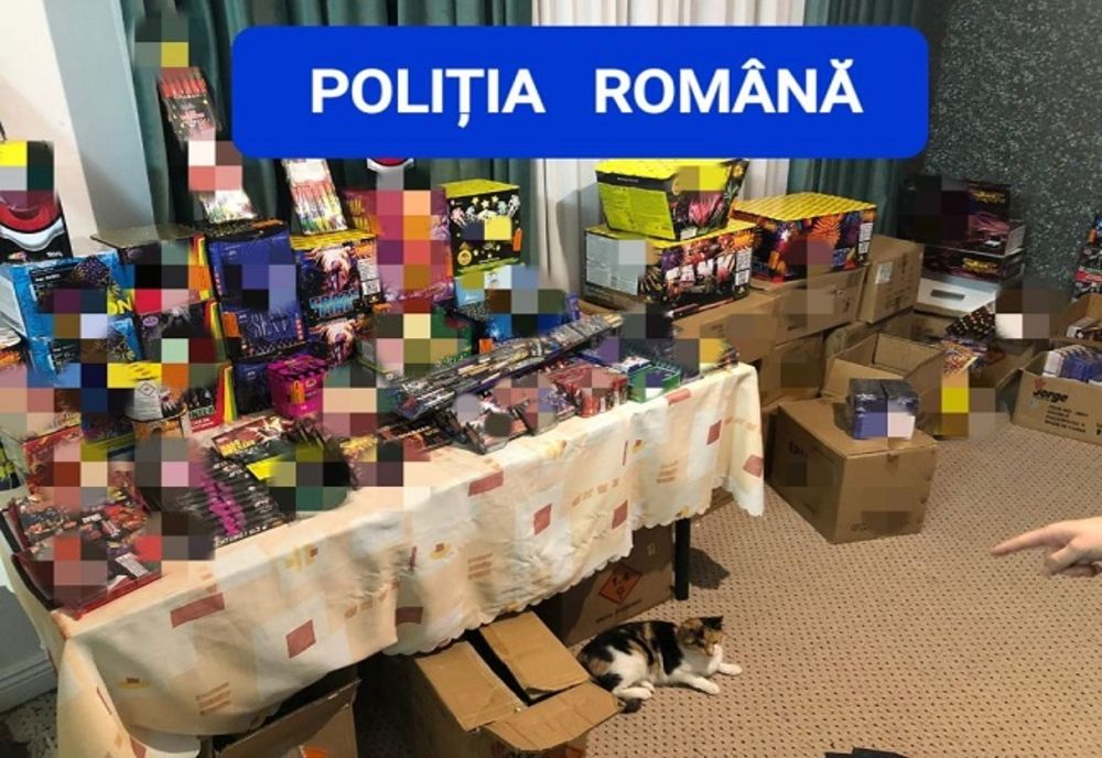 O tonă de artificii confiscată la Măgurele, Bragadiru și Voluntari