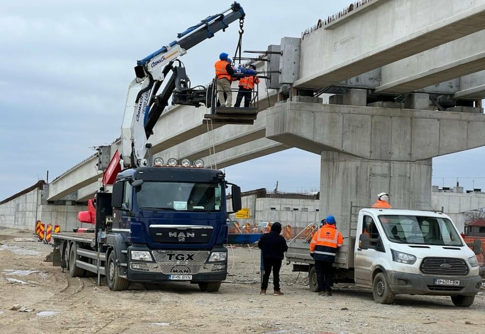  Au fost reluate, în forță, lucrările la Pasajul Olteniței-Popești Leordeni