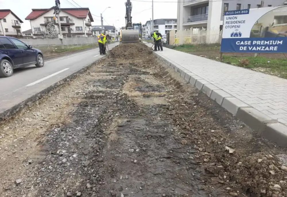 Lucrări de modernizare și reabilitare  pe DJ100, Otopeni – Tunari