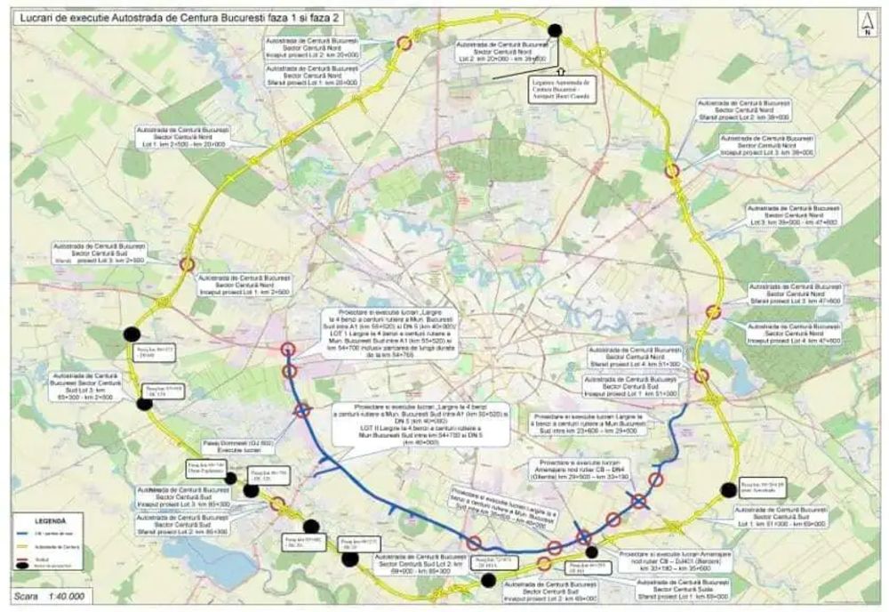 Lotul II Nord al A0 are autorizație de construire