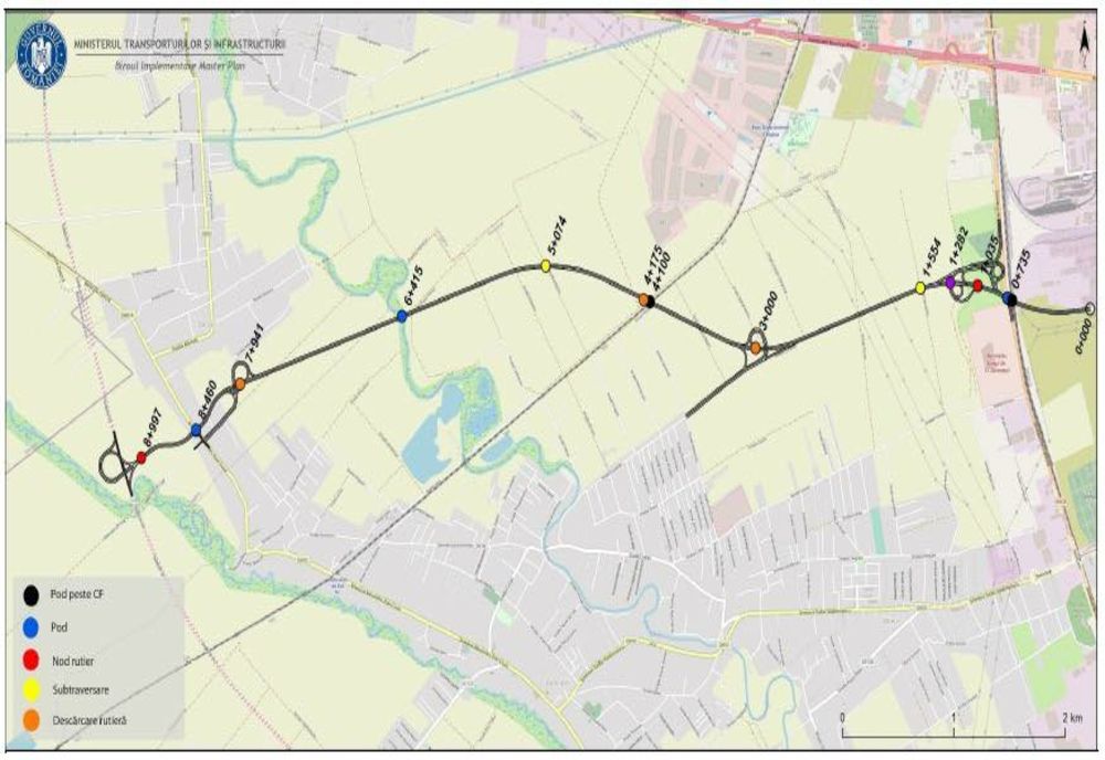 Drumul Radial 1, care va lega localitățile Domnești și Ciorogârla de Capitală, în linie dreaptă