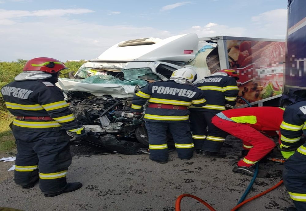 Accident în lanț pe Autostrada A1, la Ciorogârla. O persoană a murit iar alte cinci au fost rănite 