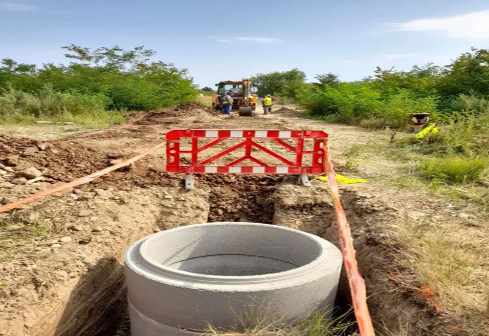 A început extinderea rețelei de apă-canal la Ciolpani