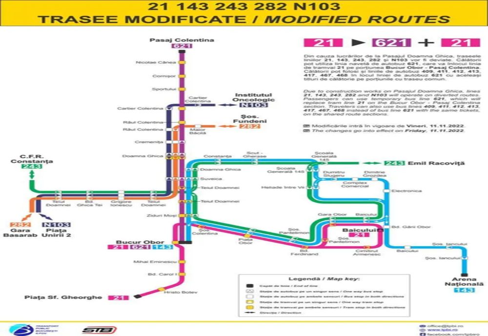 Trafic deviat din cauza lucrărilor la Pasajul Doamna Ghica
