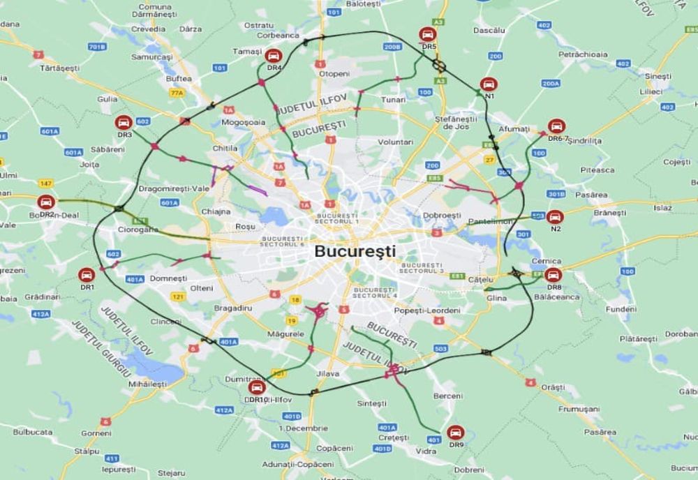 Începe proiectarea pentru primele două drumuri radiale din regiunea Bucureşti-Ilfov