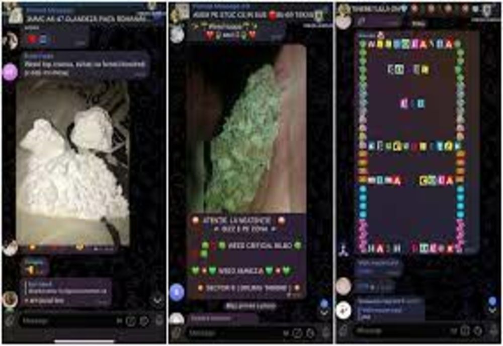 O grupare care distribuia droguri elevilor și studenților din România, destructurată. Tranzacțiile se făceau pe un canal criptat de Telegram 