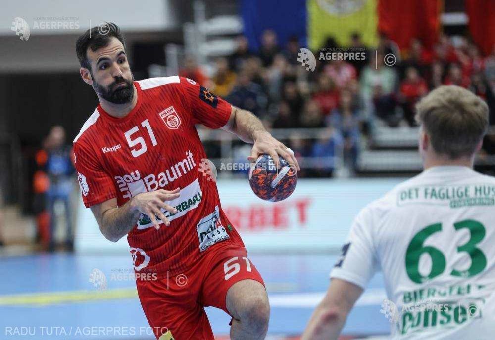 Handbal masculin: Victorie la limită pentru Dinamo în sferturile EHF European League