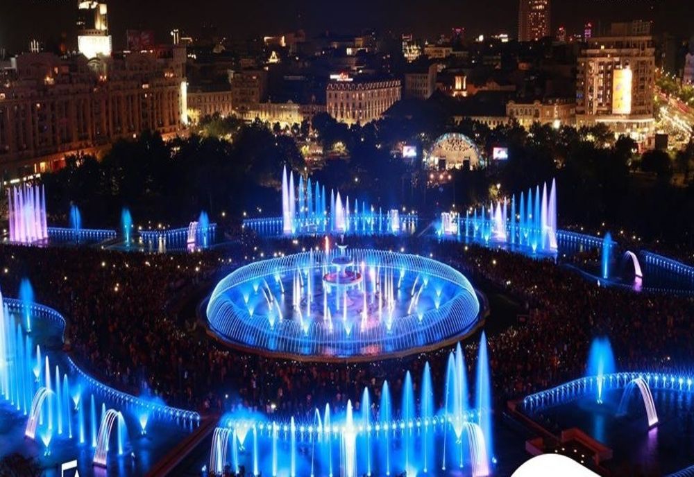 SPECTACOLELE „SIMFONIA APEI” REVIN LA FÂNTÂNILE URBANE DIN PIAȚA UNIRII DIN BUCUREȘTI