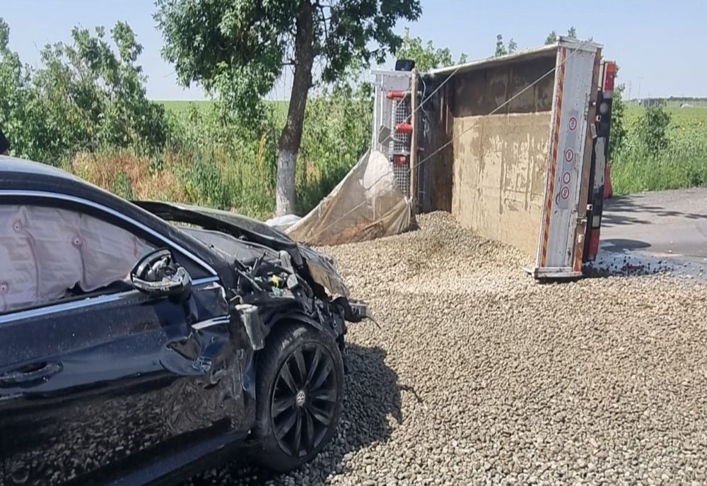 Grav accident rutier pe DN4 în zona localității Frumușani