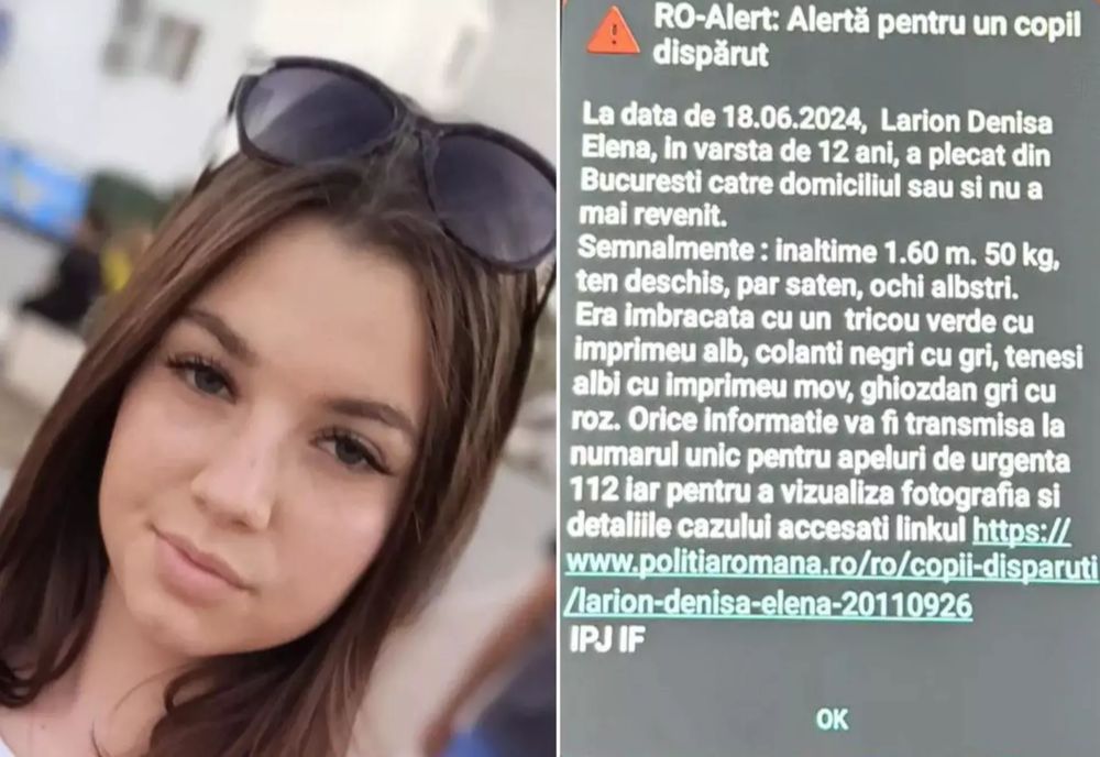 O minoră de 12 ani din Bragadiru, dispărută după ce a plecat de la școală. Poliția cere ajutorul oamenilor ca s-o găsească 