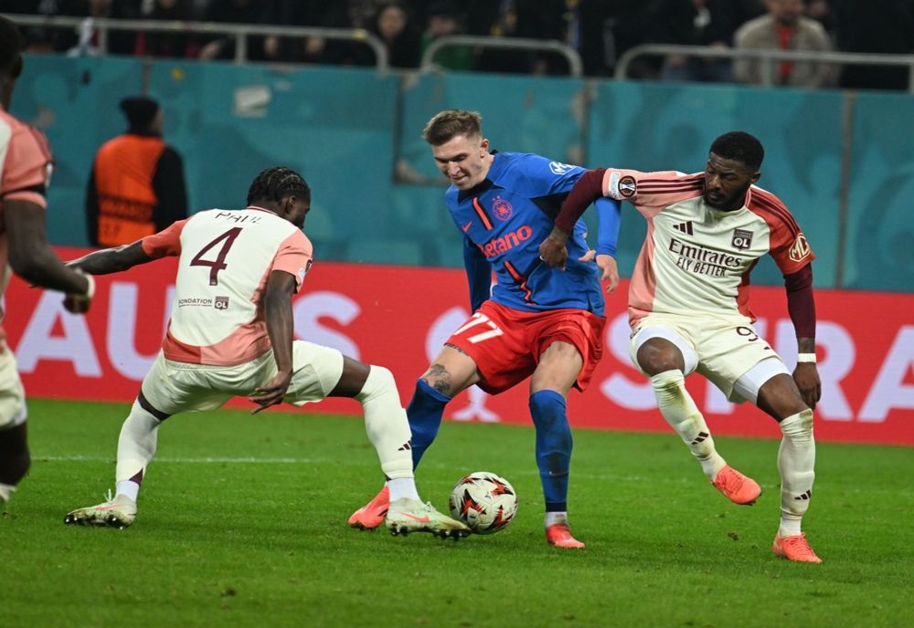 FCSB, ÎNVINSĂ DE OLYMPIQUE LYON CU 1-3 ÎN OPTIMILE EUROPA LEAGUE | VIDEO