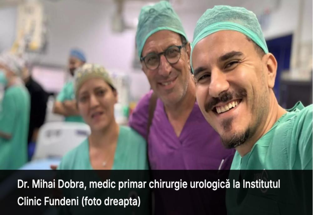 DR. MIHAI DOBRA, MEDIC PRIMAR CHIRURGIE UROLOGICĂ LA INSTITUTUL CLINIC ”FUNDENI”, PARTICIPĂ LA PRESTIGIOSUL WORSHOP UTUC, DIN ISRAEL 