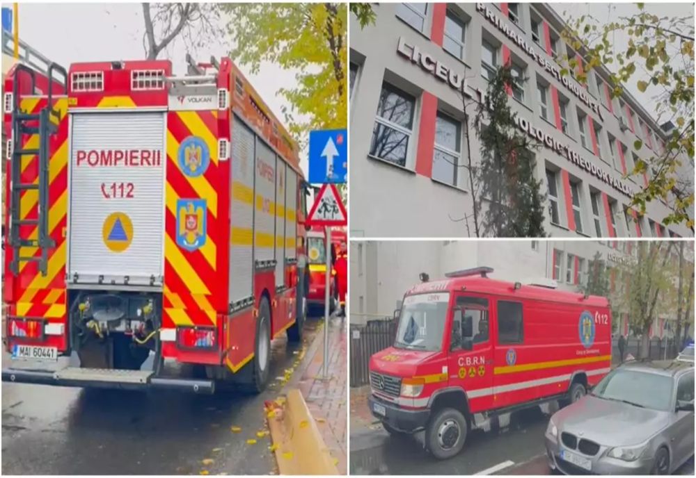 PANICĂ ÎN CAPITALĂ. UN LICEU A FOST EVACUAT DIN CAUZA MIROSULUI DE GAZE