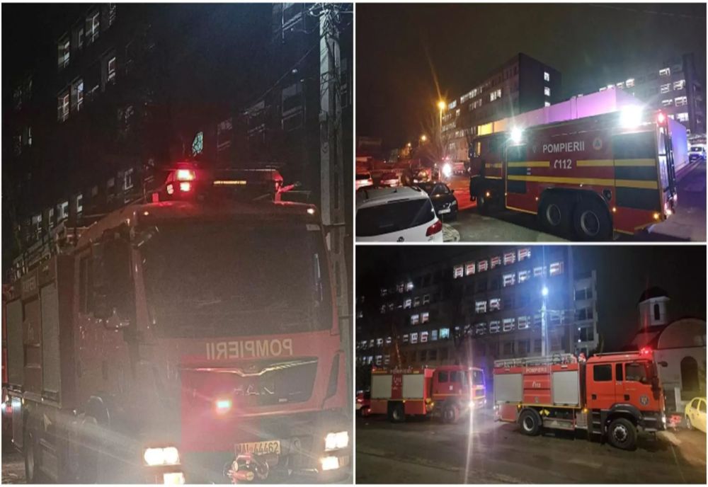 Incendiu izbucnit într-un bloc din apropierea celui distrus de explozia din Rahova