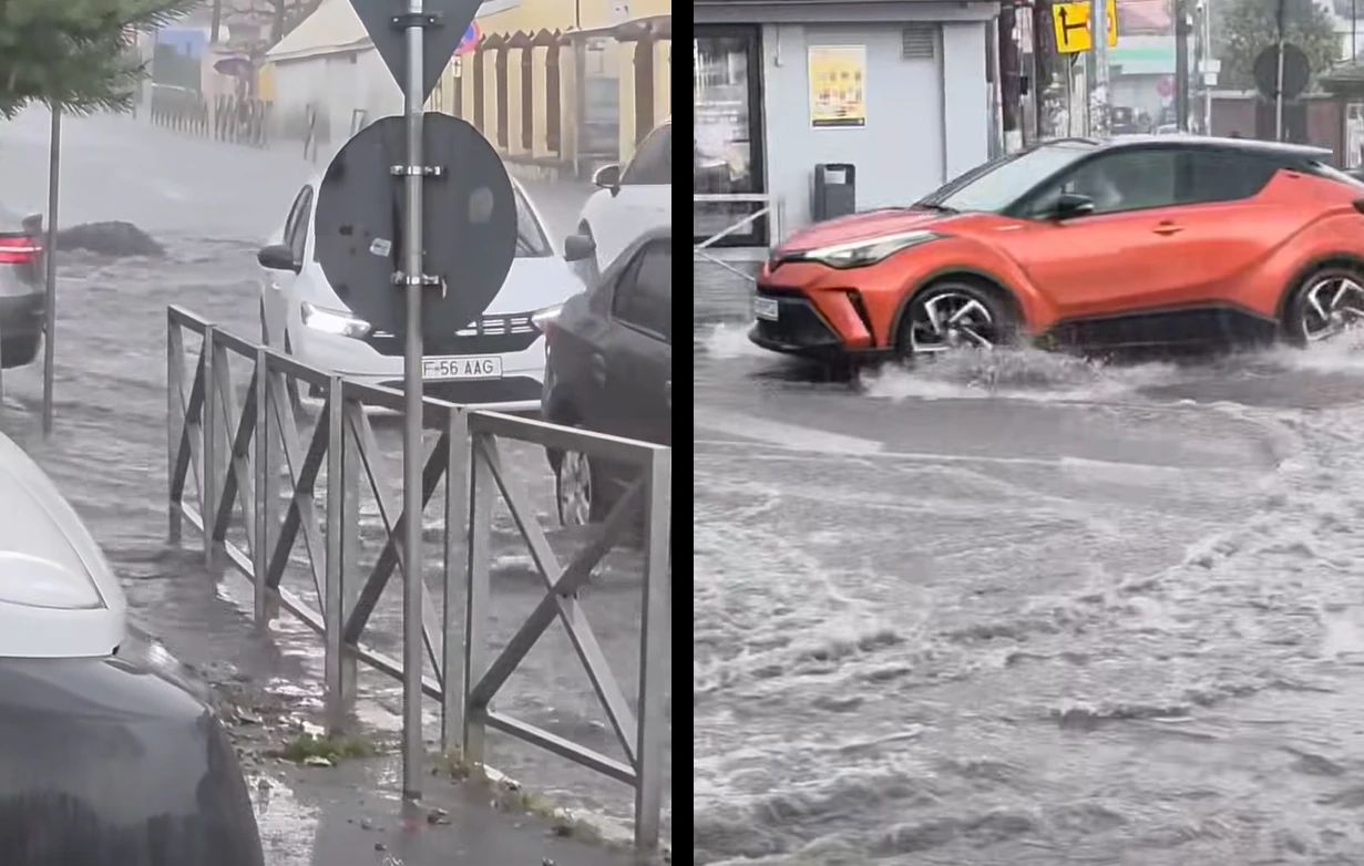 Inundatii in localitatea Pantelimon