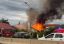 Incendiu violent la Săftica. Pompierii intervin, trafic îngreunat spre Ploiești - FOTO