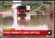 Pasajul Mogoșoaia inundat, după ploaia torențială