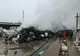 Incendiul de la Popeşti-Leordeni a fost localizat şi este pe cale să fie lichidat