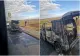 Autoturism cuprins de flăcări pe DN 1, lângă Aeroportul Băneasa