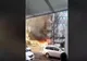O mașină a explodat în București - Martorii susțin că ar fi fost o persoană în interiorul automobilului