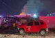 INCENDIU VIOLENT, CU DEGAJĂRI MARI DE FUM, LA UN CENTRU DE RECICLARE DIN ILFOV 