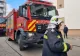 Incendiu la un imobil aflat în construcție în Tunari: flăcările au cuprins materialele de construcție