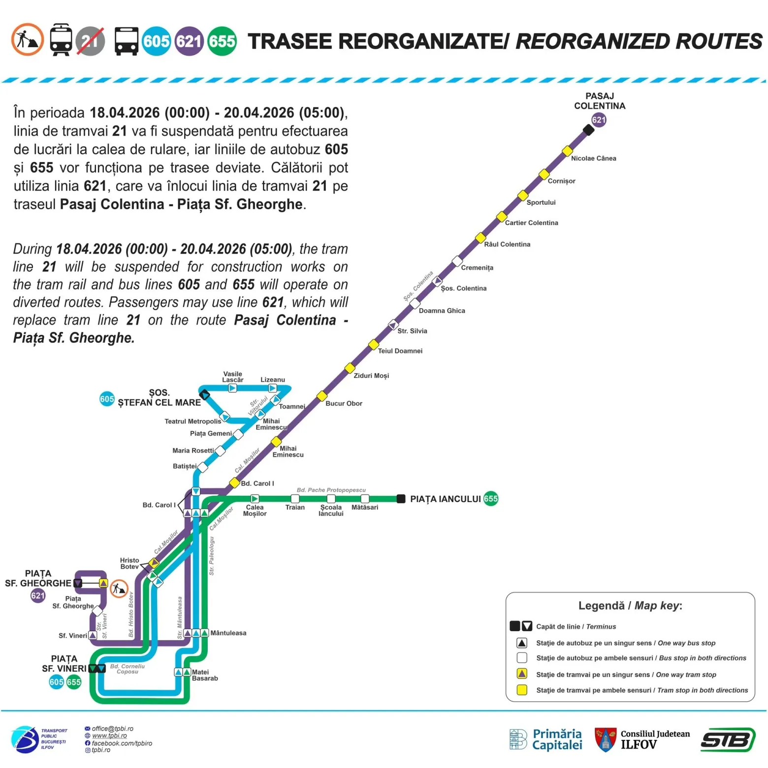 Circulația tramvaielor liniei 21, suspendată în weekend: ce trebuie să știe călătorii – poza 1